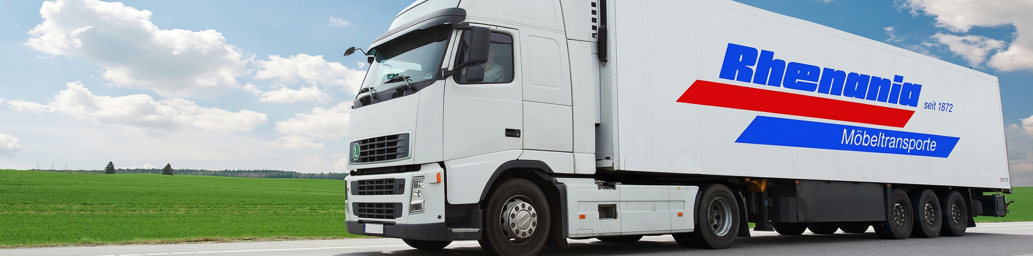 Rhenania-Sattelzug für aktuelle Möbeltransporte